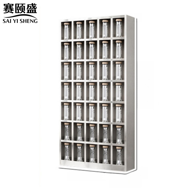 赛颐盛不锈钢水杯柜35格1800*900*250mm(304)台高清大图