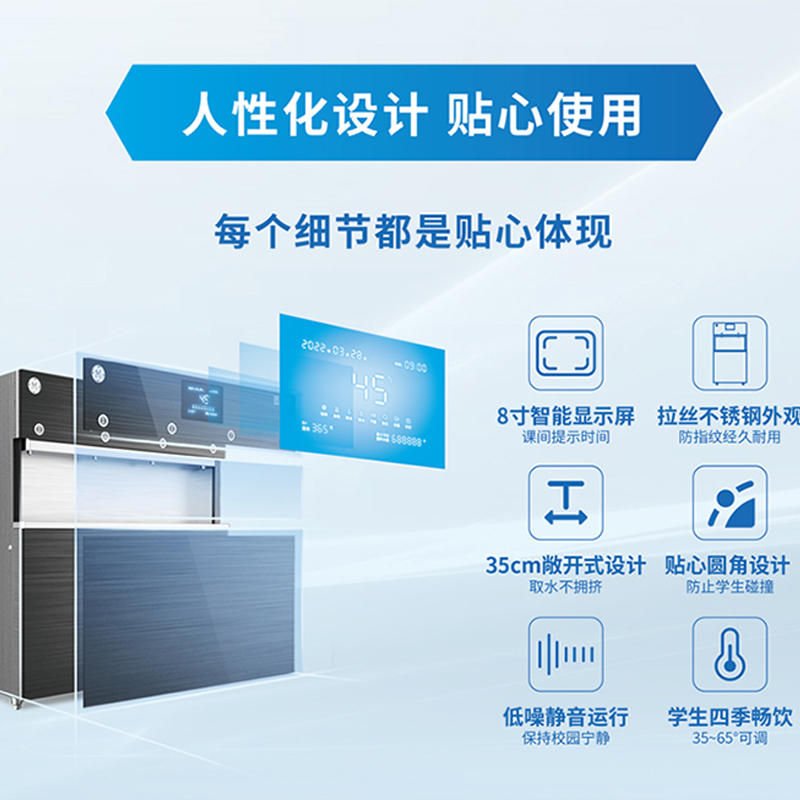 GE 极霖系列纳滤校园直饮机-4出水口 GCFC-15N03 适用80-120人高清大图