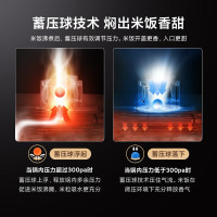 小米(MI)智能微压IH电饭煲 4L 米家电饭锅大容量家用1-2人/3-4个人 多功能电饭锅煮饭锅煮粥锅 厚釜内胆不粘锅