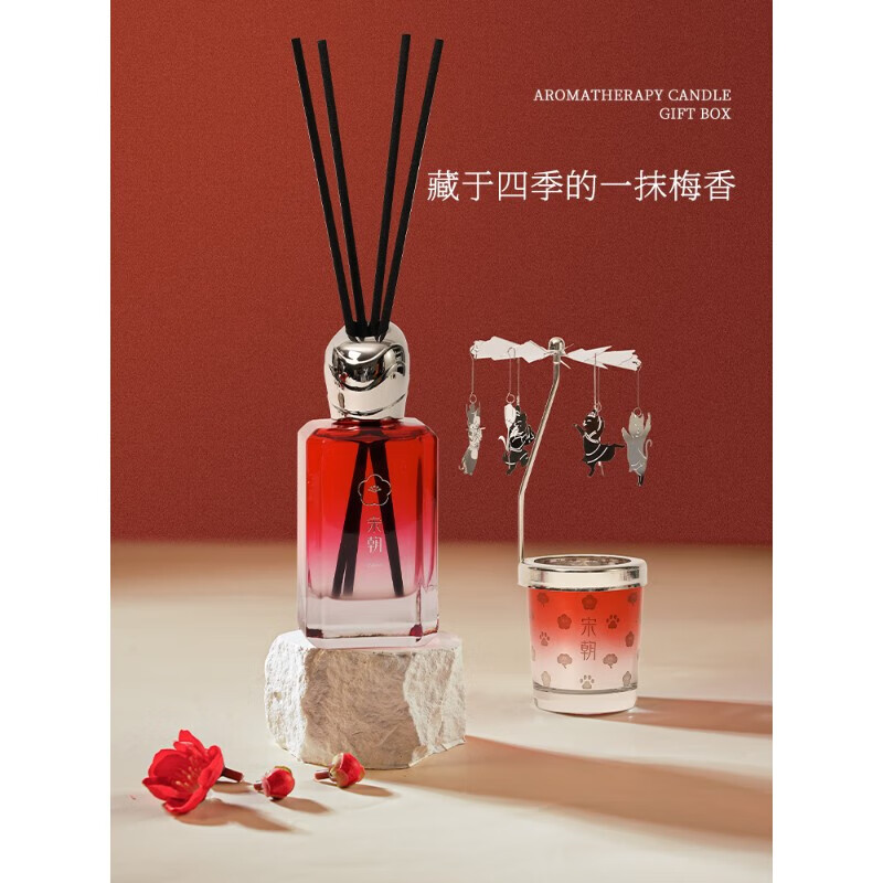 宋朝 宋朝梅满香薰[单品] 香薰礼品小众(单品)梅花香无火 (香薰单品)高清大图