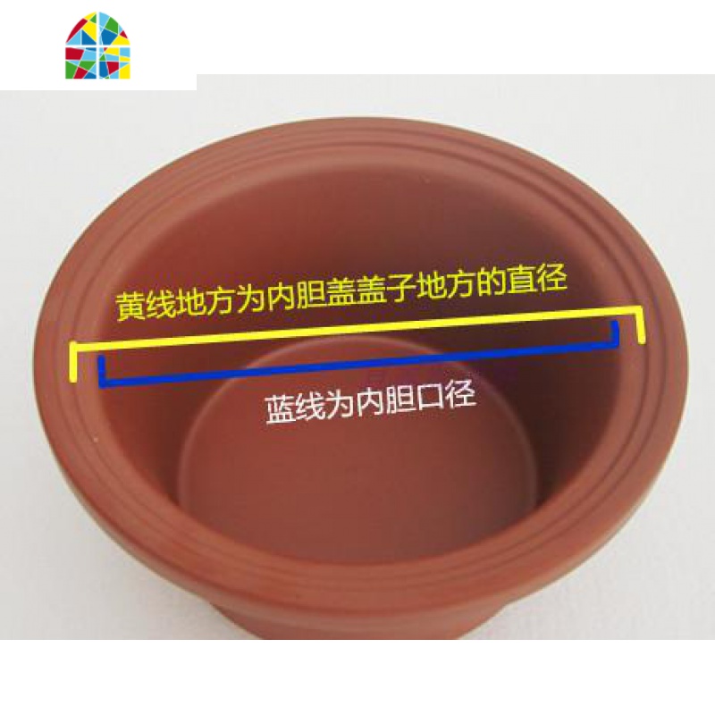 亏本紫砂锅1.5/2.5/3.5/4.5/6L内胆配件通用电炖锅陶瓷盖子 FENGHOU 2.5L(内胆)高清大图