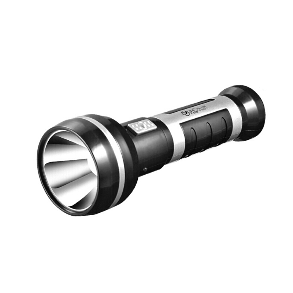 雅格(yage)YG-3736 充电手电筒LED便携照明-小号高清大图