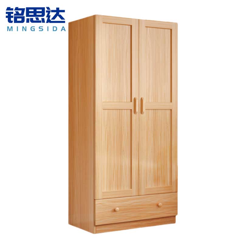 铭 思达实木衣柜两门台高清大图