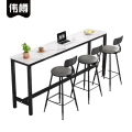 伟樽岩板吧台桌180*40*105cm+椅子*3套