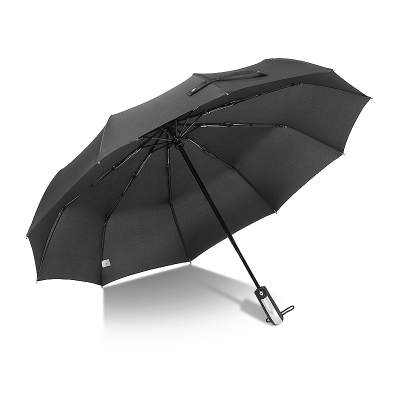 苏宁极物 10K*58.5cm碰击布自动晴雨折叠伞 DX1290 雨伞遮阳伞两用伞(把)