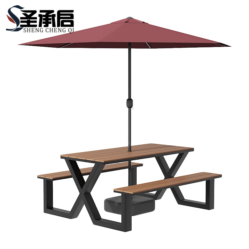 圣承启 长桌长凳 120cm 套高清大图