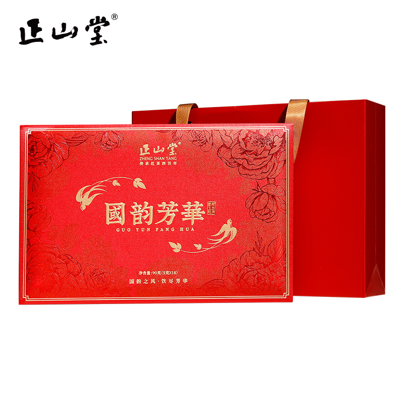 [正山堂]正山堂·国韵芳华 泡袋版90g/盒 红茶 福建武夷山茶叶 味道香醇 回甘高清大图
