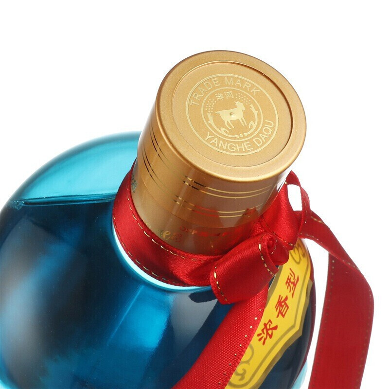 洋河(YangHe)洋河大曲(天蓝瓶)42度500ml*2礼盒装浓香型白酒(新老包装随机发货)