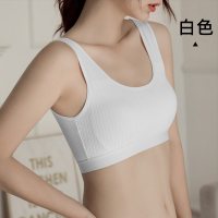 波迷娜(BOMINA)高中生无钢圈美背聚拢裹胸少女内衣裹胸女抹胸聚拢内衣无钢圈运动防走光胸衣少女高中学生美背文胸薄 粉色