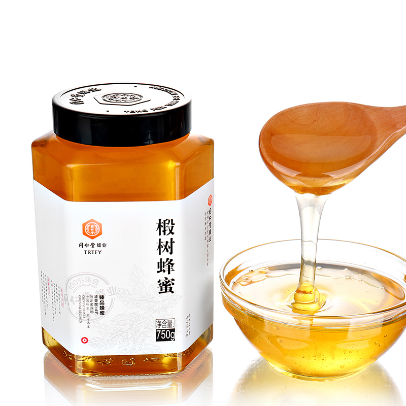 北京同仁堂蜂业椴树蜂蜜750g/瓶 天然农家自产土蜂蜜椴树蜜天然滋补蜂蜜 波美度 ≥43°