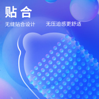 杰士邦jissbon 3D大颗粒8只装 超大颗粒/润滑/贴合/薄荷香/立体 安全套自营超薄型避孕套情趣套子(JO8)