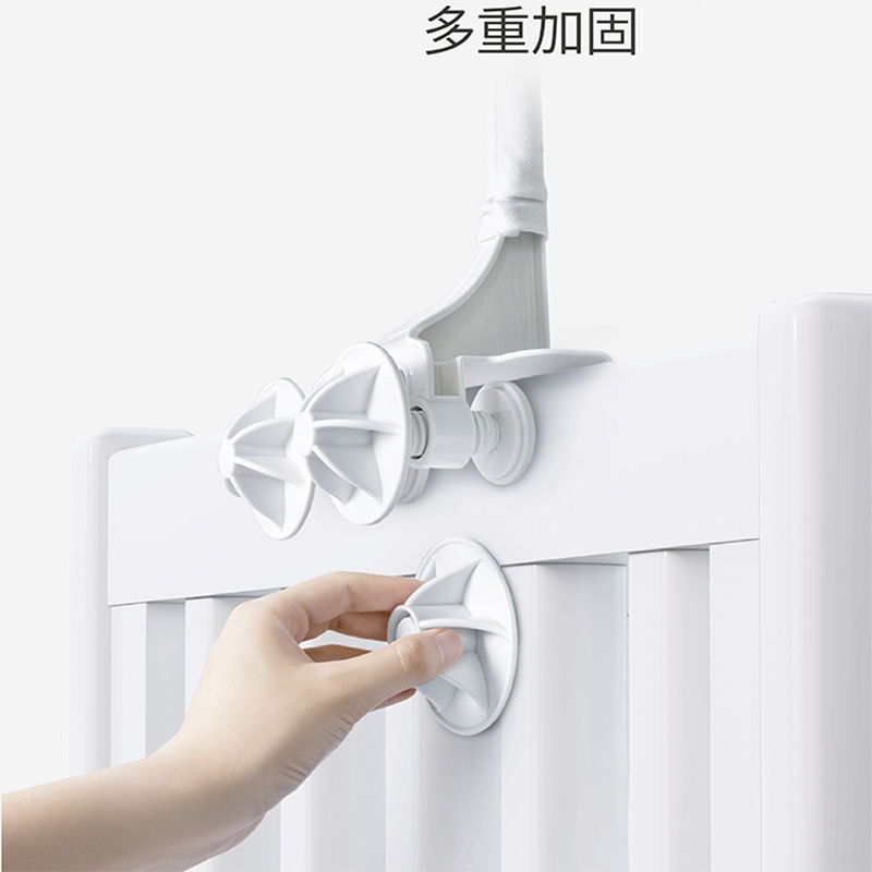 床铃婴儿新生宝宝床头旋转摇铃法耐fanai布艺床上挂件安抚婴儿玩具