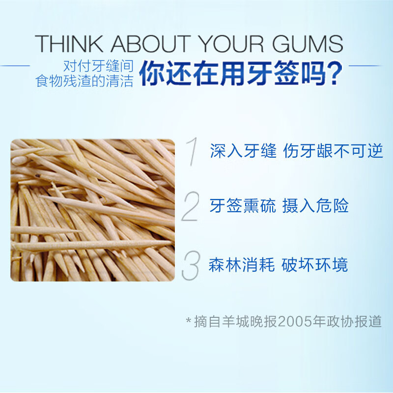欧乐b牙线舒适深洁劲爽薄荷味成人家庭装便携牙线盒40m高清大图