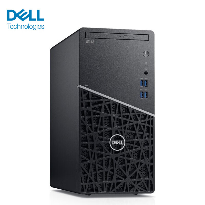戴尔(DELL)成铭3900M 台式办公电脑主机i3-12100 8G 1TB 无光驱 集显 蓝牙 Win11H