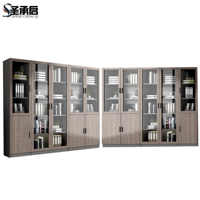 圣承启 办公书柜 组合台高清大图