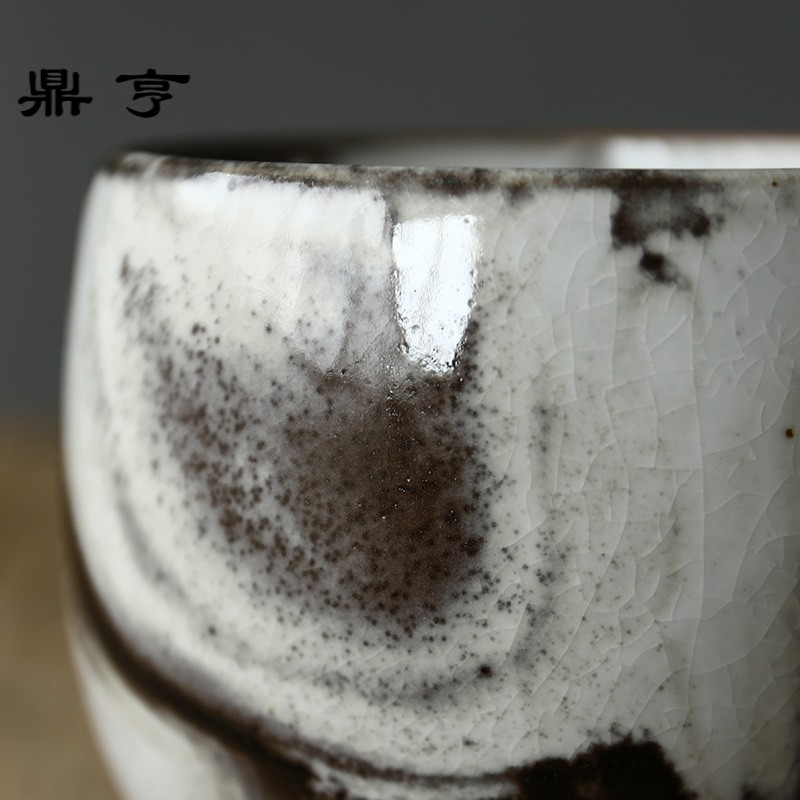 鼎亨茶洗陶瓷 志野烧窑变渣斗家用中号茶具配件茶道搭插花水洗建