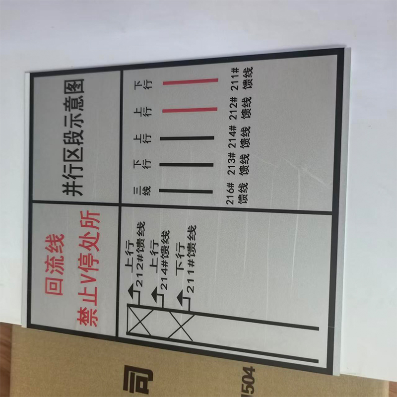 夜光达 组合馈线警示标牌 1160mm*930mm 块高清大图
