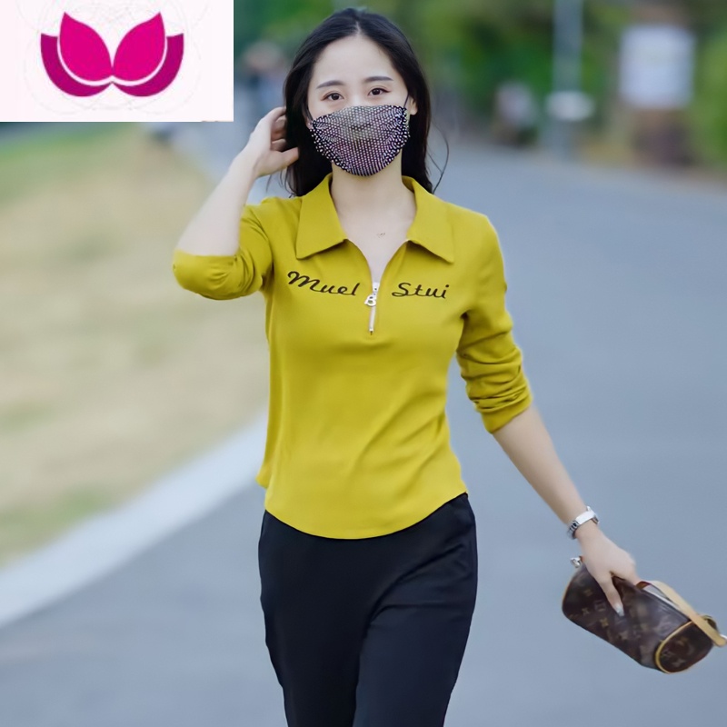 七斓小个子休闲运动套装女长袖卫衣2023早春季新款时尚减龄显瘦套 M 黄色上衣