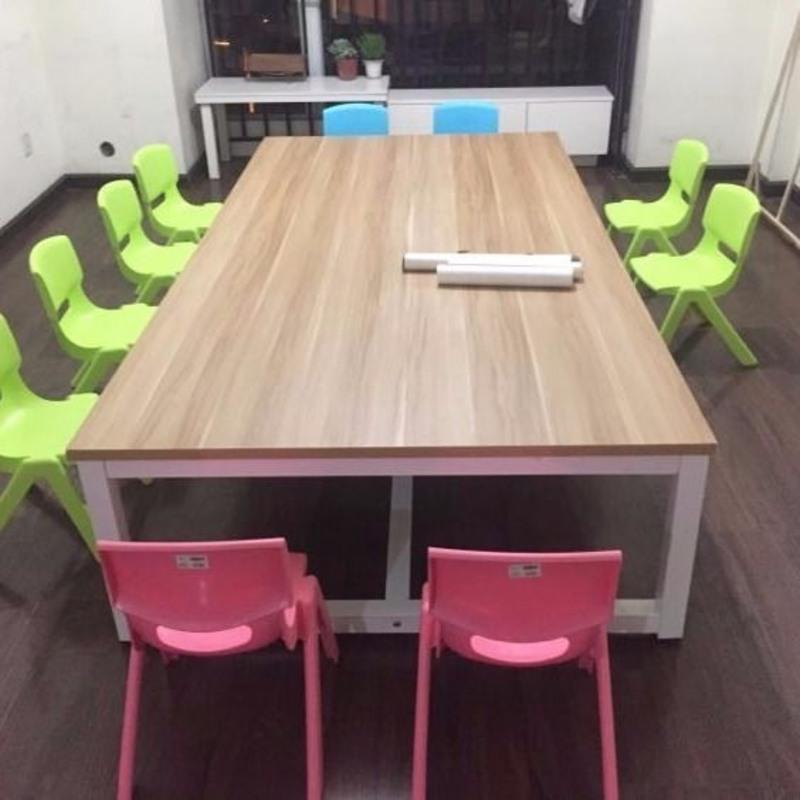 儿童椅加厚靠背椅子凳子桌椅宝宝小凳子幼儿园专用椅餐椅 淡雅粉 小号