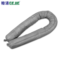 格洁 924120 通用型条形吸液棉 直径7.6cm×120cm×16条/箱 灰色 吸油吸水混合液体防泄漏吸附