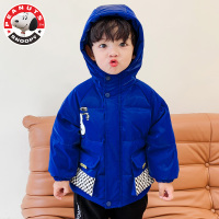 史努比(SNOOPY)儿童羽绒服加厚短款冬季新款洋气中小童纯色白鸭绒羽绒外套AF097