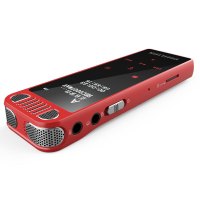 飞利浦录音笔 VTR8060 16G 会议 学习记录 WIFI 语音转文本 APP文件传输分享 智能数字降噪录音笔 红色