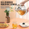 美的(Midea)养生壶玻璃烧水壶 花茶煮茶器 办公室电水壶 1.5L大容量恒温保温壶 配茶漏 极地白YSNC1501
