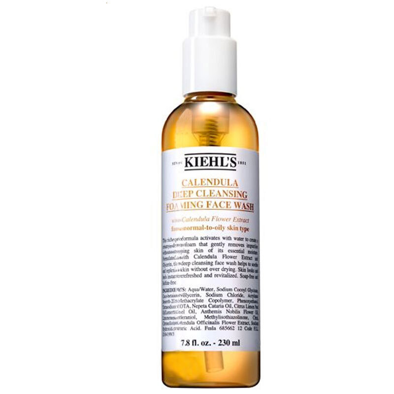 Kiehl’s科颜氏金盏花洁面啫喱深层清洁不紧绷控油平衡 金盏花氨基酸洗面奶舒缓肌肤 230ml高清大图