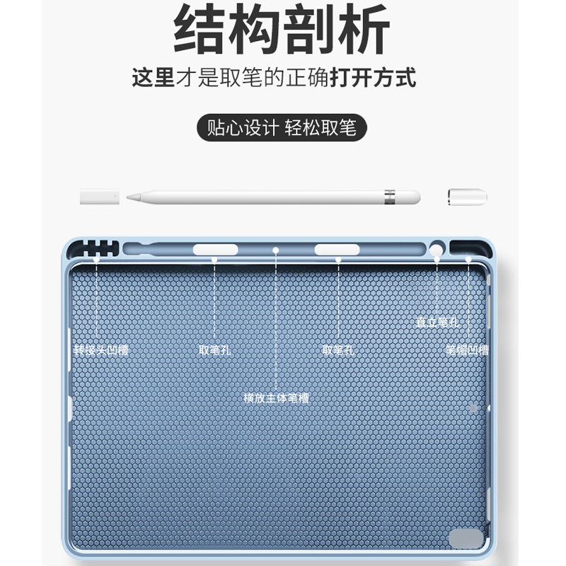 zoyu 2020款iPad11保护套蓝牙键盘pro12.9寸苹果平板电脑全面屏2019air3防摔10.2皮套可拆分
