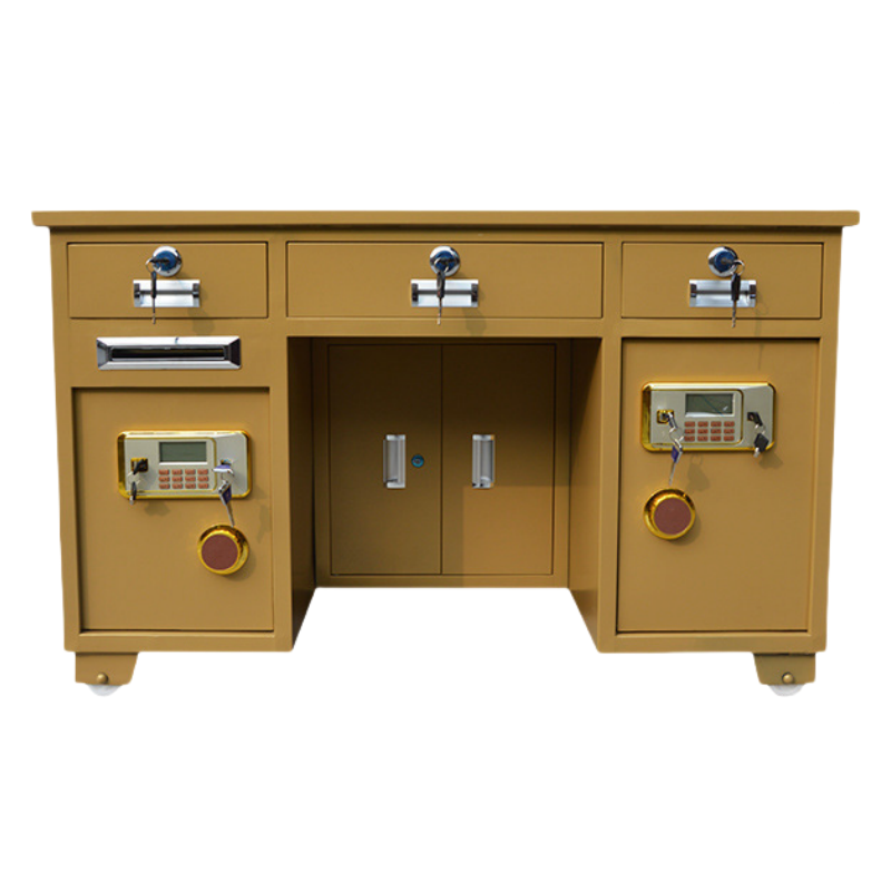 蕃蒂电子保险桌 1.3米双柜张高清大图