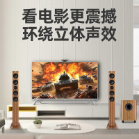 Sansui/山水H4电脑音响台式客厅家用无线蓝牙K歌音箱木质落地家庭ktv音箱重低音炮有源组合套装家用电视音响