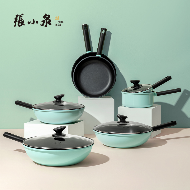 张小泉青绿系列煎锅24cmC31460200高清大图
