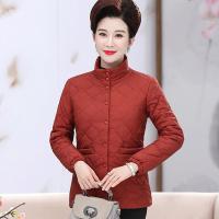 迪鲁奥（DILUAO)40岁50岁妈妈穿的中年人妈妈秋冬装短款新款洋气中老年女外套_413 XL(建议90-110斤收藏加购拍下先发货) 焦糖