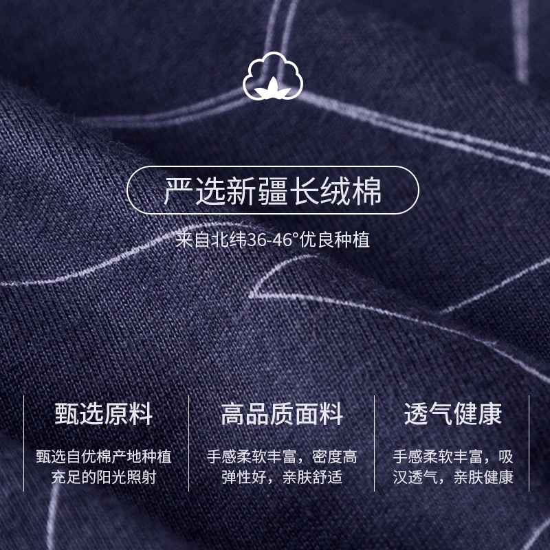 浪沙男士内裤男士平角棉大码胖男士100kg加码超大宽松平角短士高清大图