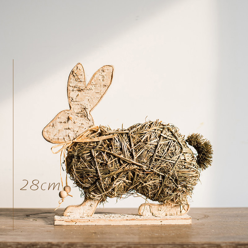 家柏饰(CORATED)森林气氛摆件欧式美式白桦手工艺品圣诞装饰陈列桌面地面 母鸡高清大图