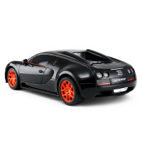 星辉(Rastar)1:18布加迪威速遥控汽车男孩儿童玩具车53900黑色