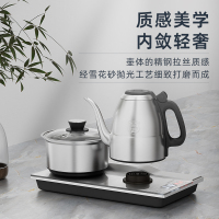 金灶 F9 自动上水电水壶手柄上水烧水壶保温一体电茶炉烧水器茶具电水壶 银色版