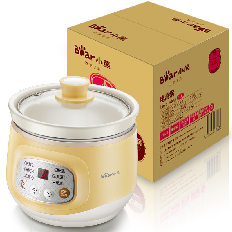 小熊 煲汤煮粥电炖锅宝宝婴儿辅食慢炖煲 DDG-D10J2