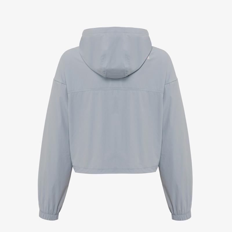 The North Face女款冰川跑步防风保暖连帽夹克四季通用高清大图