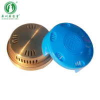 蕲州蕲宝堂 随身灸 艾灸仪 灸衣 艾柱 短艾段艾灸柱 艾炙器具/加厚艾灸盒/温灸器/ 丝绸两联蓝盖铜灸腰背腿颈等关节