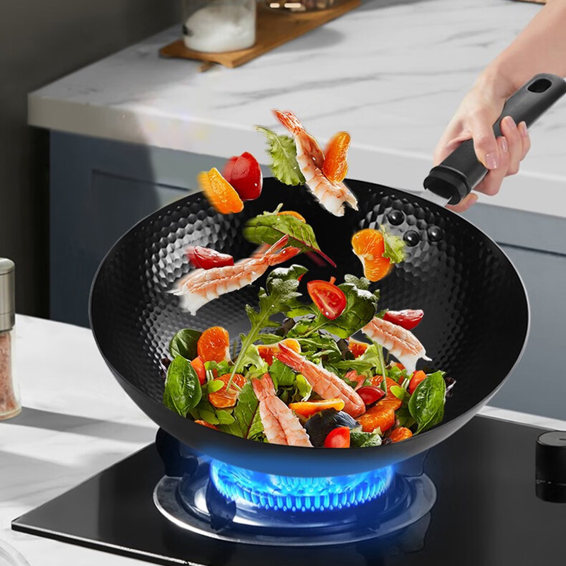 斯密欧 食尚锻打纯铁炒锅MR-621高清大图