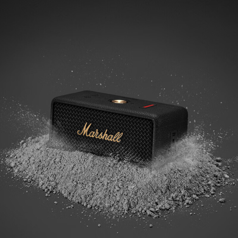 MARSHALL(马歇尔)EMBERTON III 音箱便携式3代无线蓝牙家用户外防尘防水长续航礼物小音响 黑金色高清大图
