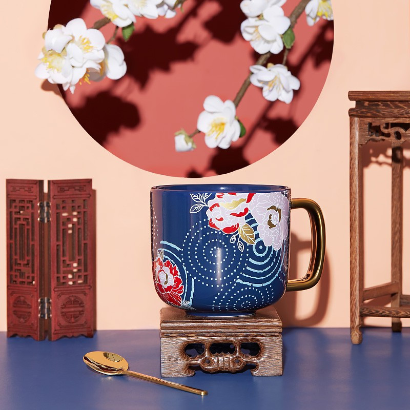共禾京品 国风马克杯 (普盒款不含勺)