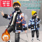 可莉允男童冬装棉衣男孩儿童小童洋气羽绒棉服加绒派克服风衣外套潮8岁9