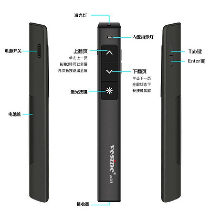 唯昕vp158激光笔多媒体教学无线翻页器ppt翻页笔
