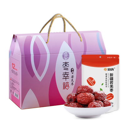 金唐枣幸福组合 补血养气 若羌栆1200g(100g*12袋)香甜可口