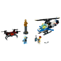 LEGO乐高 City城市系列 空中特警无人机追击60207