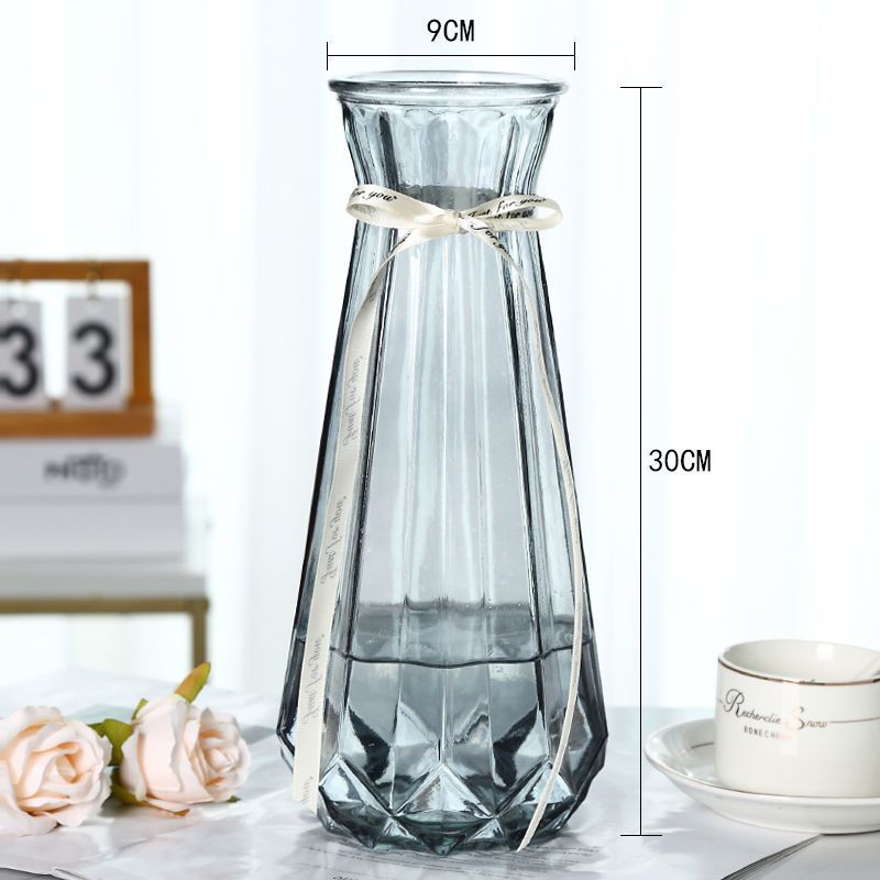 敬平加厚玻璃花瓶富贵竹百合插花瓶欧式大号透明花器客厅装饰插花摆件30南瓜形 烟灰色 大报价 参数 图片 视频 怎么样 问答 苏宁易购