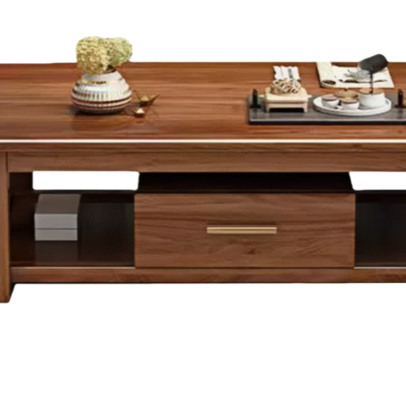 璎蕙 实木茶几130cm 个高清大图