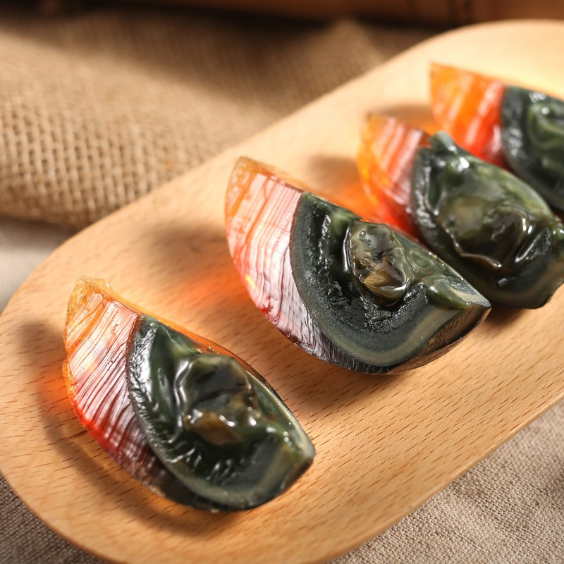 松花皮蛋溏心松花蛋变蛋散装皮蛋梁孟涵